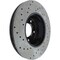 Centric Parts Sport Cross Drilled Brake Rotor, 128.34077L 128.34077L - alternate 5